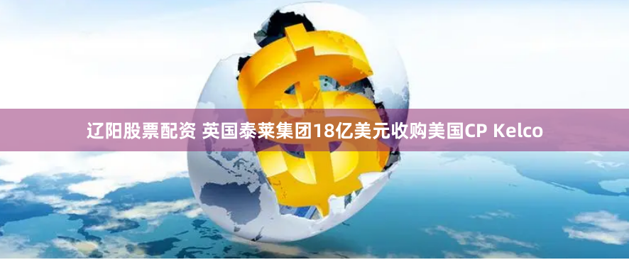 辽阳股票配资 英国泰莱集团18亿美元收购美国CP Kelco